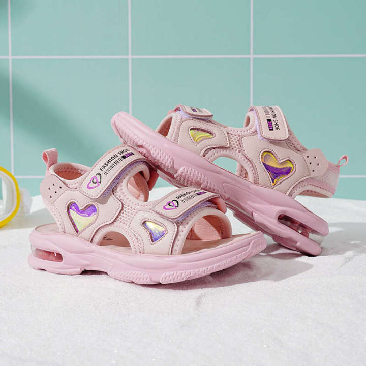 Sandals 2024 Summer Princess Baby Girls' Leisure Beach Shoes Sports Fashion