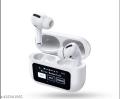 A9 AIRPODS PRO 2ND GENERATION (WHITE) WITH DISPLAY TOUCH SCREEN WIRELESS EARBUDS, WITH- ANC ACTIVE NOISE CANCELLATION, TYPE-C FAST CHARGING - WHITE. 