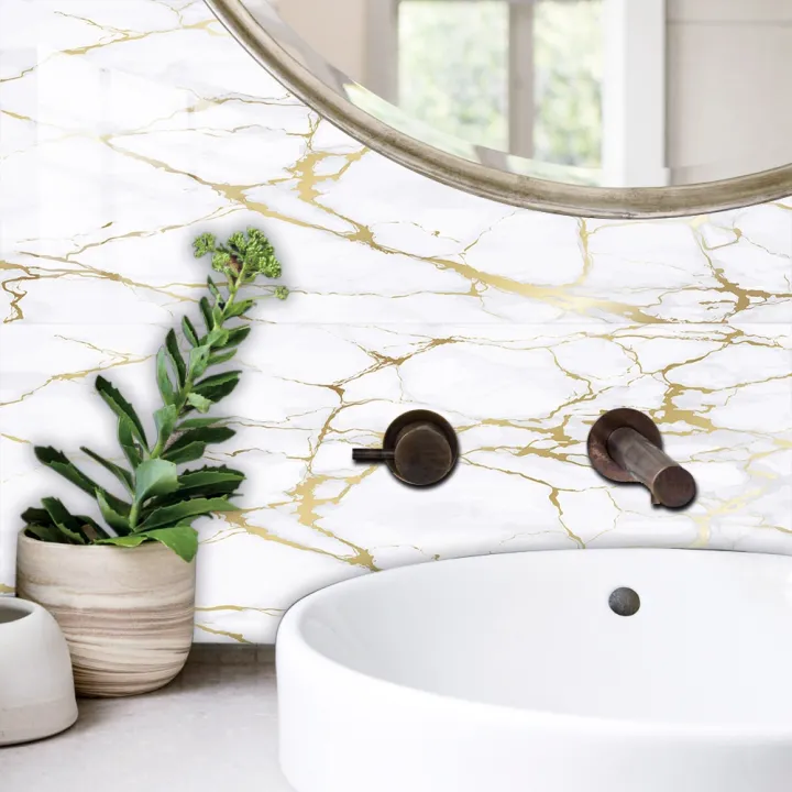 10pcs%20Gold%20amp;White%20Marble%20Tile%20Sticker%20Kitchen%20Backsplash%20Oil%20proof%20Bathroom%20Waterproof%20Wall%20Decals%20Peel%20amp;%20Stick%20Art%20Wallpaper%20-%20Image%206