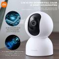 Xiaomi Mijia 2 Smart Camera, PTZ Version, 1440P, 2.5k, Ultra-sparkling, Color, AI, 360°, 2.4Ghz, 5Ghz, Wifi, Works with Mihome App - White.