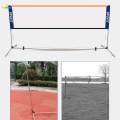 Badminton Pickleball Net Set Multifunctional 6 Badminton for Soccer Indoor 6.1m Width.