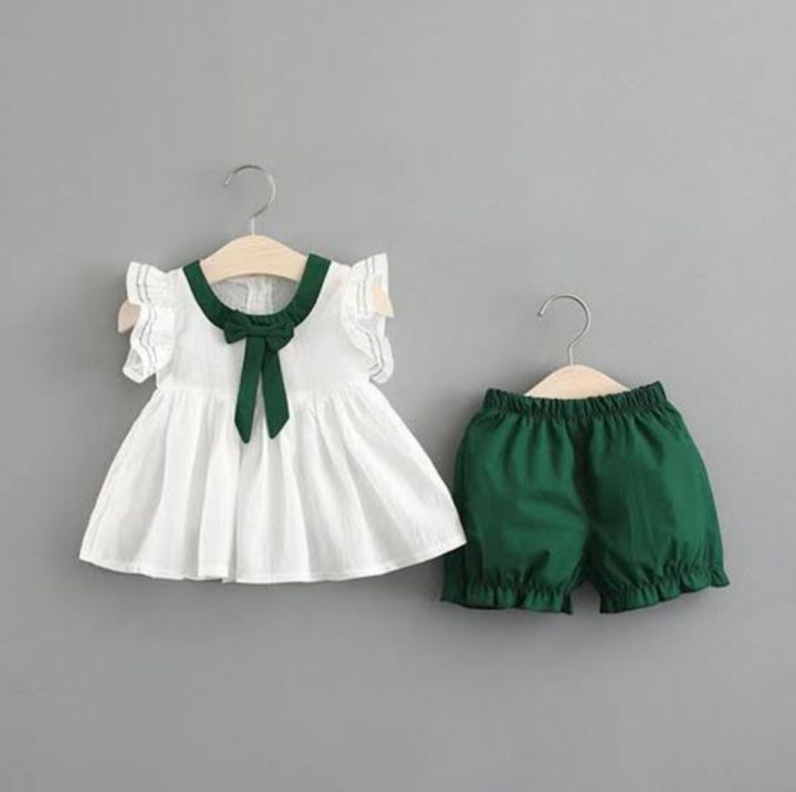 New%20Baby%20Girls%20Fashionable%20Premium%20Quality%20Beautiful%20Party%20Dress%20With%20HAIR%20BAND%20One%20Piece%20Baby%20Dress%20for%201-4%20-%20Image%203