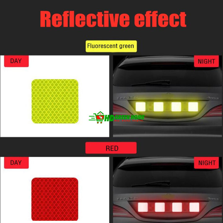 5%20Pcs%20X%205Cm%20Multicolor%20Round/Square%20Reflective%20Sticker%20Car%20Bumper%20Safety%20Stickers%20-%20Image%204