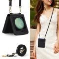 【Best-Selling】 HODON Fashion Korean Card Crossbody Bag Long Short Chain Leather Case for Galaxy Z Flip 6 Z Flip 5 4 3 Z Flip 5 Z Flip 4 Cases Shockproof Protective Cover. 