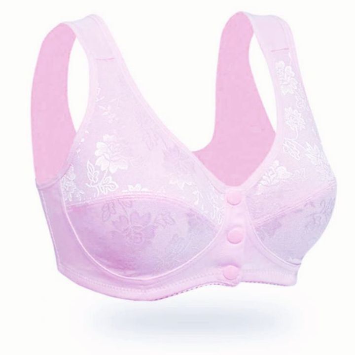 36~46%20Summer%20Women%20Front%20Button%20Bra%20without%20padding%20Plus%20Size%20bras%20Mother's%20Cotton%20Wireless%20Underwear%20Large%20Bralette%205121%20-%20Image%207