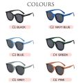 3-12 Years Kids Polarized Sunglasses Boys' Cool Girls Soft TPEE Frame Cat Eye Design Fashion Sun UV400 Protection Oval Glasses Moonlight Shines.