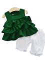 Cotton baby girl fashionable dress Eid collection for 1- 5 yeas babys. 