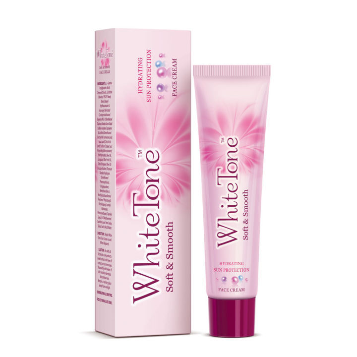 White Tone Soft And Smooth Face Cream (25gm) - Indian