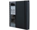 Papertree Black Sketchbook, Wiro Bound, Size 6" x 6" Inches, 200GSM (40 Sheets) 80 Pages.