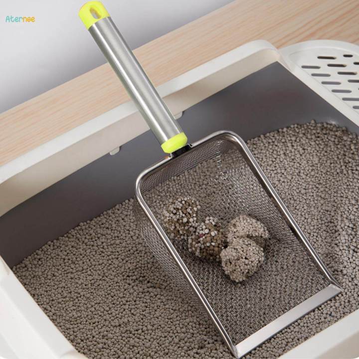 Cat Litter Sifting Pet Cleaning Stainless Steel Cats Sand for Puppy Mesh 3.8X3.8mm