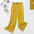 High Waist Drape Modal Loose Large Size Thin Wide-leg Pants Women's Summer All-match Trousers Casual Straight-leg. 
