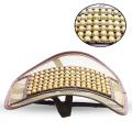 Mesh Ventilation Wooden Back Rest with Elastic and Belt Support For Car Seat, Office Chairs, home.