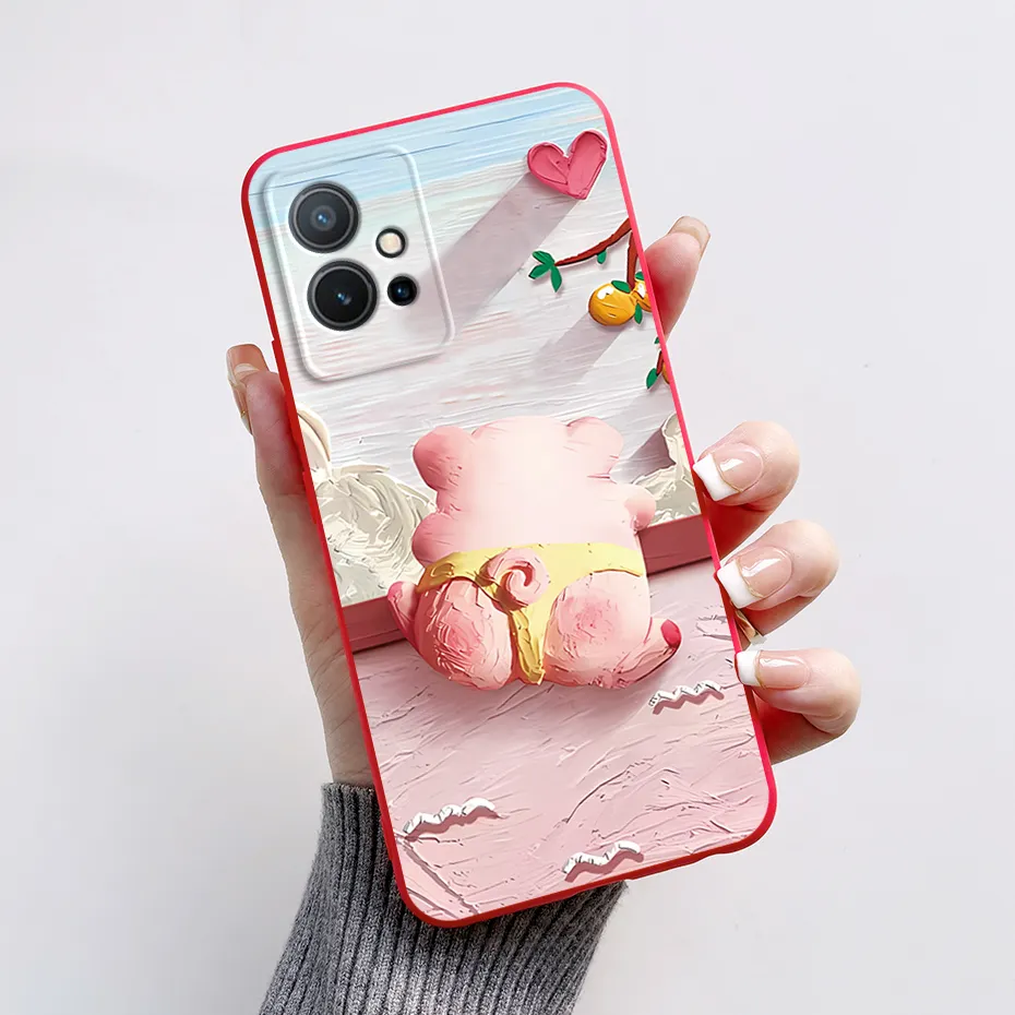 For Vivo Y55 5G V2127 V2154 Case Vivo Y75 5G V2142 Phone Case Cute