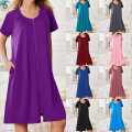 Zipper Robes for Women Short Sleeves Knit B02.02. 