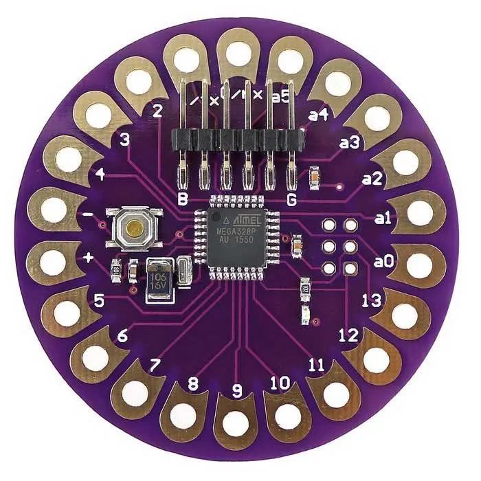 LilyPad%20Arduino%20328%20Main%20Board%20ArduinoLilyPad%20328%20ATmega328P%20Main%20Board%2016M%20Compatible%20With%20Arduino%20Electronics%20Circuitry%20&%20Parts%20-%20Image%202