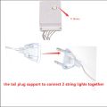 Waterproof Outdoor Curtain Icicle Lights Droop 0.4-0.6m LED Fairy String Light for Wedding Christmas Holiday Home Decoration--Blue--.