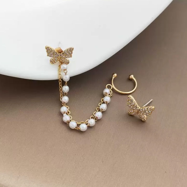 Butterfly Stud Earrings for Girls - Simple and Stylish Design