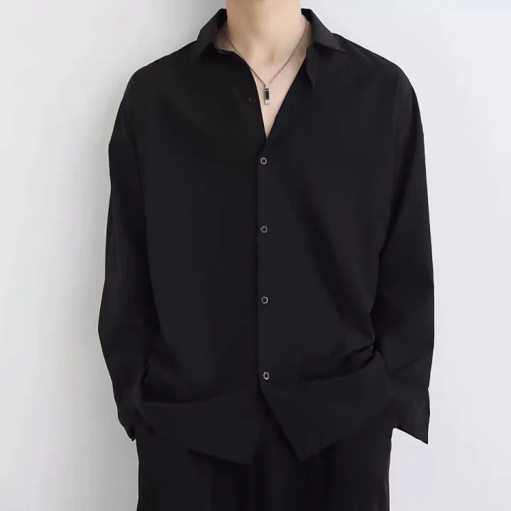 Long%20Sleeve%20Shirts%20Men%20Fashion%20Solid%20Plus%20Size%203XL%20Social%20Formal%20Business%20Cozy%20Handsome%20Korean%20Leisure%20Basic%20Simple%20Sheer%20Camisa%20-%20Image%204