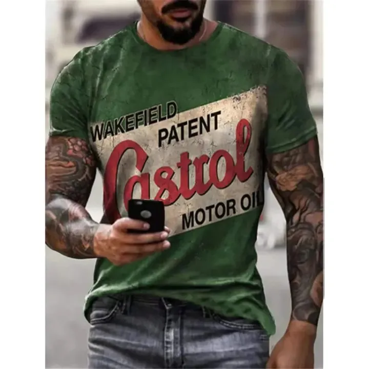 Castrol%20Men's%20T-Shirt%203D%20Graphics%20Texaco%20Car%20Oil%20Pullover%20Fashion%20Summer%20Casual%20Top%20Sweatshirt%20Men's%20Clothing%20Harajuku%20T-Shir%20-%20Image%203
