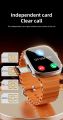 Wisme WS10 Ultra Android Smart Watch 8GB RAM 128GB ROM 180 Degree Rotating Camera 2.01 inch Big Display Playstore and Wifi Supported, 4G/5G Sim Supported, Video Calling Smartwatch. 