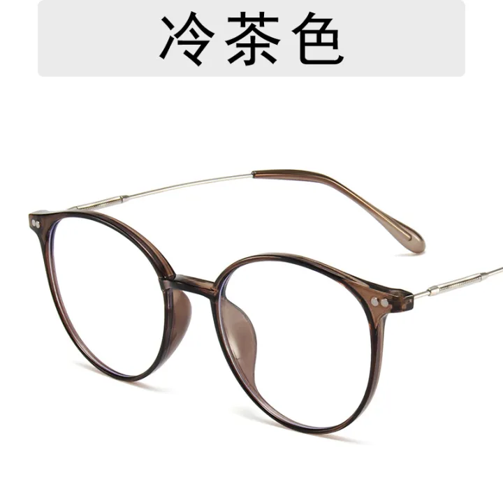 2022%20New%20Light%20Ladies%20Plain%20Flat%20Mirror%20Retro%20Oval%20Rice%20Nail%20Glasses%20Frame%20Korean%20Version%20Blue%20Light%20Blocking%20Glasses%20-%20Image%207