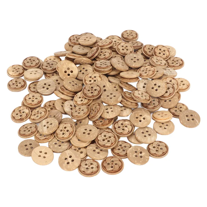 Round%20Buttons,%20Smoothing%20Durable%20150Pcs%20Wooden%20Buttons%20for%20Sewing%20-%20Image%202