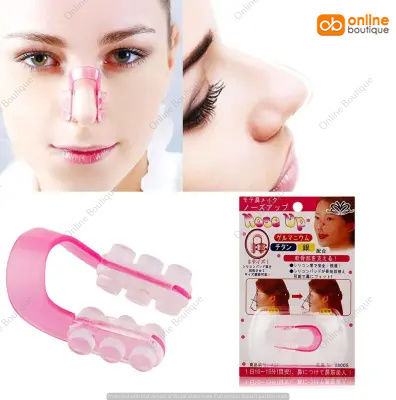 Nose-Up Nose Shaper Clip Unique Quality Simple in Usage - Beautify Your Nose Shape With This Easy-To-Use Clip-pink