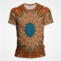 Funny Abstract Visual Illusion Psychedelic Pop T Shirts For Men 3D Abstract Art Printed Tee Shirts Kids Fashion Vintage Clothes. 