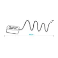 1 Piece 3 Port USB HUB 2.0 Splitter Combo Card Reader Portable Multi Function Support TF SD M2 SDHC Card Read Write. 