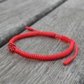 National Style Lucky Red String Bracelet Lovers Handmade Braided Concentric Knot Charm Bracelets for Women Jewelry Best Gift.
