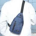 USB charging port Waterproof Shoulder Bag Versatile Lightweight USB Charging Port Shoulder Bag Multipurpose Waterproof Multipurpose Messenger Bag for Outdoor activities Business travelers College.