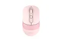 A4tech FB10CS Silent Click Multimode Rechargeable Wireless Mouse - Bluetooth + 2.4G - Connects upto 3 Devices - 1200 to 2400 DPI - Type C Charging - For PC/Laptop/Tablet/Smart TV - Stone Black/Ash Blue/Matcha Green/Baby Pink. 