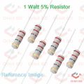 1W Carbon Film Resistor 10 Ohm 5%-50Pcs. 