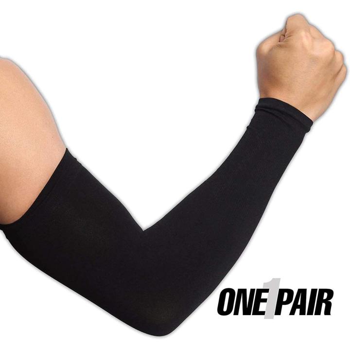 UV Protection Cooling Arm Sleeves Sun Sleeves Arm Cover for Men - 1 Pair
