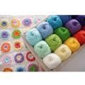 50g/Set Milk Cotton Yarn Fine Quality Hand-Knitting Thread Soft Warm DIY Cotton Threads Baby Wool For Hand Knitting Crochet Yarn.
