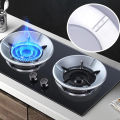 2 pcs Energy Saving Gas Stove Cover Windproof Disk Windshield Bracket Universal Round Shape ( Combo Pack ). 