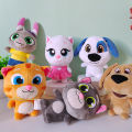 1PC 15cm Talking Tom And Friends Plush Toys Doll Kawaii Talking Tom Angela Hank Ginger Ben Claw Machine Dolls Can't Talk Version.