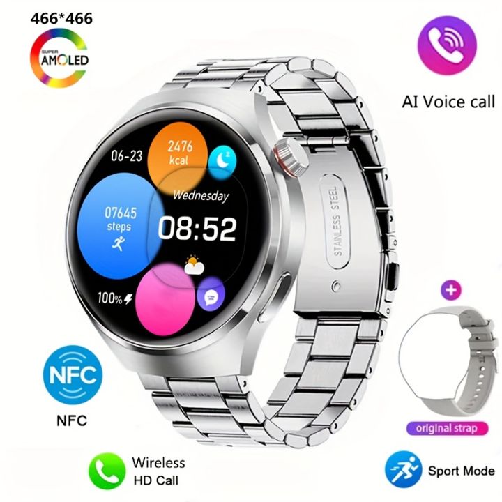 Men's%20Smart%20Watch,%20Outdoor%20Multi%20Sport%20Mode,%20AMOLED%201.43-inch,%20380MAH%20Battery%20Capacity,%20Wireless%20Call%20NFC%20Men's%20Watch%20-%20Image%207