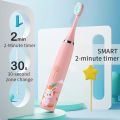 Children's Electric Toothbrush Cartoon Pattern for Kids with Replace The Tooth Brush Head Ultrasonic Electric Toothbrush J259. 