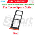 Tecno Spark 5 5 Air 5 Pro Sim Tray Micro SD Card Slot with Sim Ejector Pin Replacement Part.