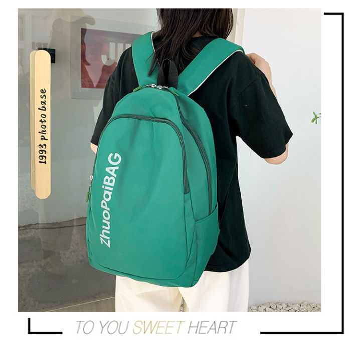 ins Japanese High School Junior School Backpack Schoolbag Primary School Girls Trendy Cool Large Capacity Good-looking Casual Backpack