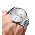 New men's ultra-thin watch waterproof luminous calendar Korean version quartz wristwatch. 