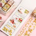 10pcs Sea and Forest Series Washi Tape Set Japanese Paper Stickers Scrapbooking Flower Adhesive Washitape Stationary. 