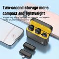 K6 New Wireless Lavalier Microphone Portable Audio Video Recording Mini Mic Live Broadcast Gaming Phone Mic By EXOTIX.