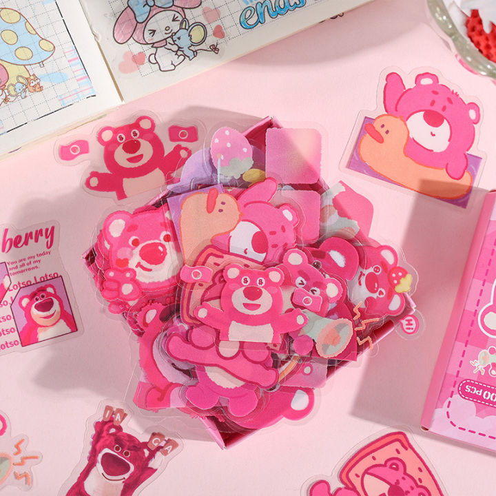 100Pcs/Box%20Sanrio%20Kawaii%20Stickers%20Mymelody%20Kuromi%20Cute%20Anime%20Cartoon%20Decoration%20Stickers%20Stationery%20Transparent%20DIY%20Waterproof%20PVC%20Stickers%20for%20Children%20Girls%20Toys%20Gifts%20-%20Image%205