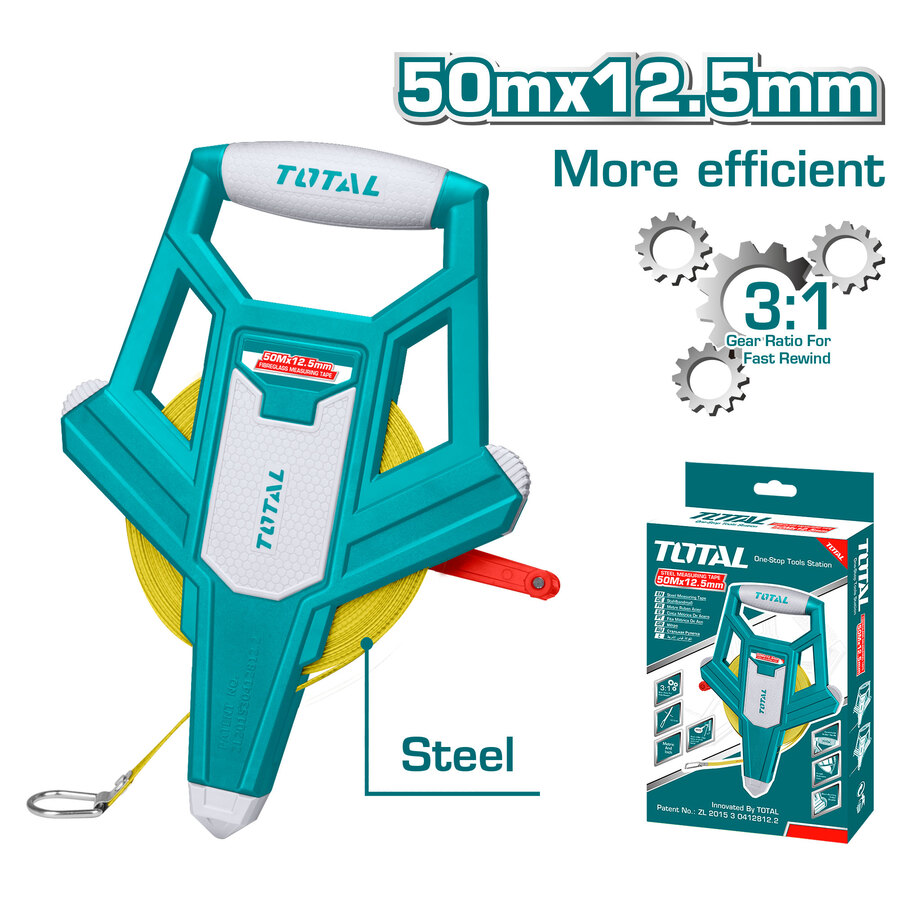 Steel Measuring Tape (50M) Total-Tmt710506