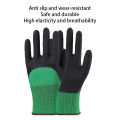 1 Pair Working Gloves Rubber Coated Anti-Slip Waterproof Wear-Resistant Gloves.