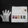 Tie Dye DIY Kit Non Toxic Textile Fabric Pigment Colorful Paint Set Art Supplies. 