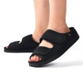 Summer Comfortable Diabetes Shoes Fat Thumb Instep Height Foot Code Middle-Aged Elderly Sandals Puffy Adjustable Slippers. 