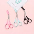 OMQAIO 3PCS Beauty Makeup Grooming Eyebrow Eye Cosmetic Tool Eyebrow Trimmer Hair Remover Comb Eyelash Hair Clips.